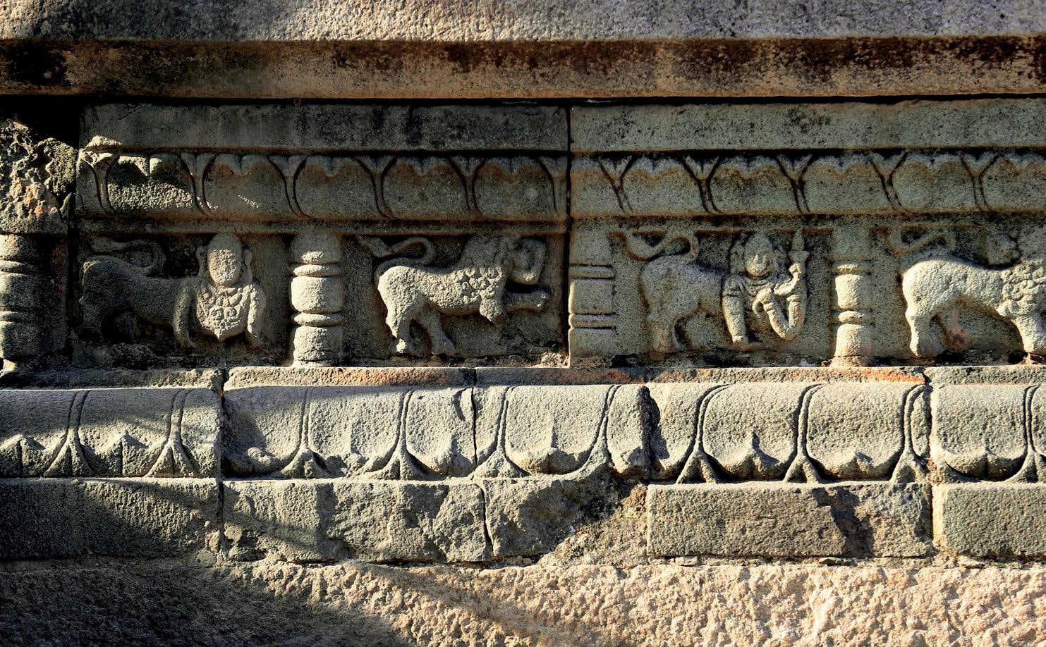 A Hindu stone carving reused at Kaiyuan Temple in Quanzhou